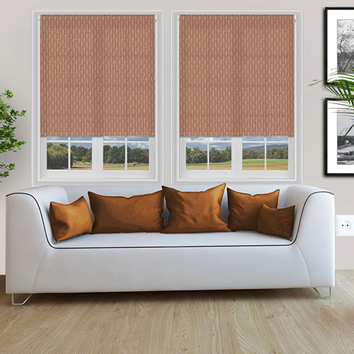 Kirby Papaya Lifestyle Roller blinds