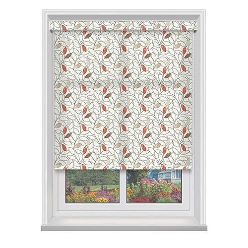 Carter Cinnamon with Cassette Lifestyle Roller blinds