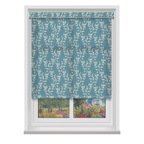 Elliot Cyan with Cassette Lifestyle Roller blinds