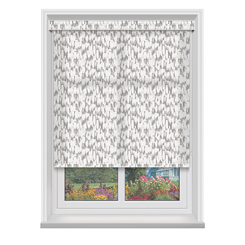 Impasto Charcoal with Cassette Lifestyle Roller blinds