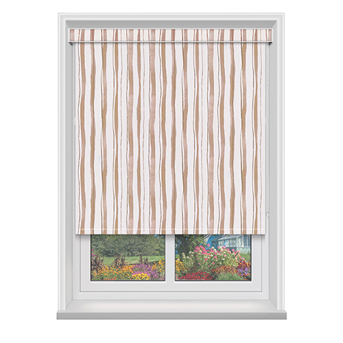 Jax Orange with Cassette Lifestyle Roller blinds