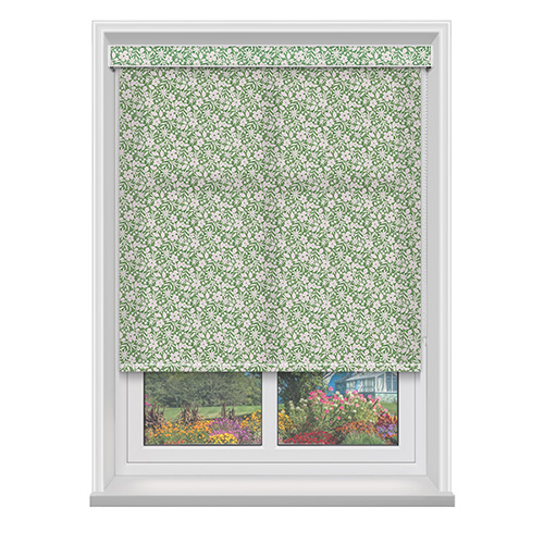 Maeve Green with Cassette Lifestyle Roller blinds