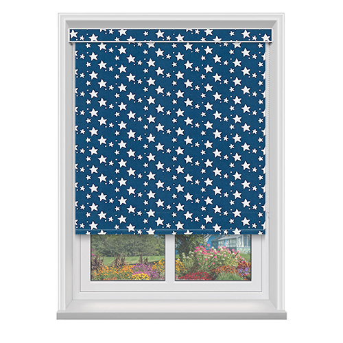 Magical Ocean Blue with Cassette Lifestyle Roller blinds