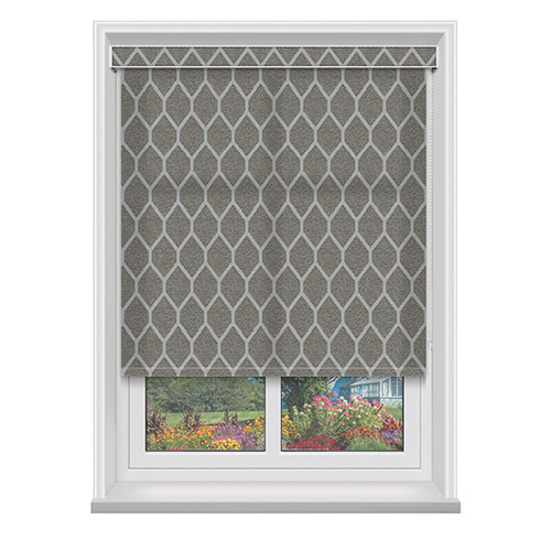 Miya Coal with Cassette Lifestyle Roller blinds