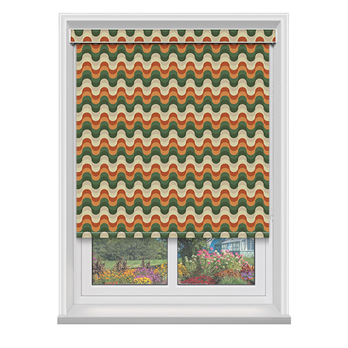 Paradox Ginger with Cassette Lifestyle Roller blinds