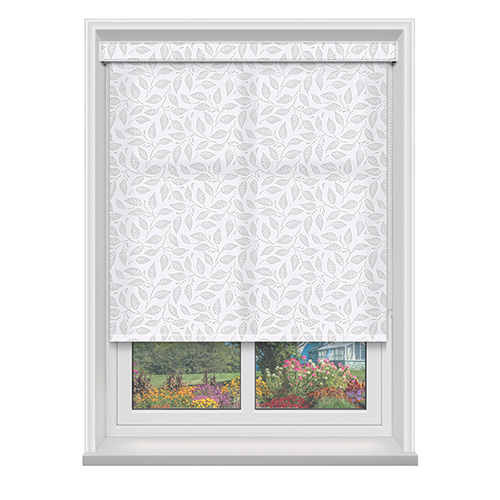 Vera Silver with Cassette Lifestyle Roller blinds