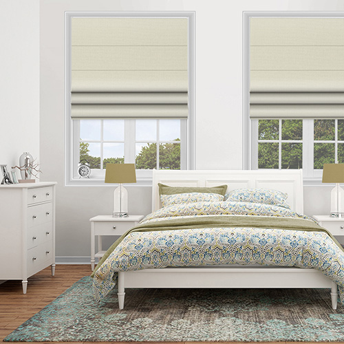 Capri Natural Lifestyle Roman blinds