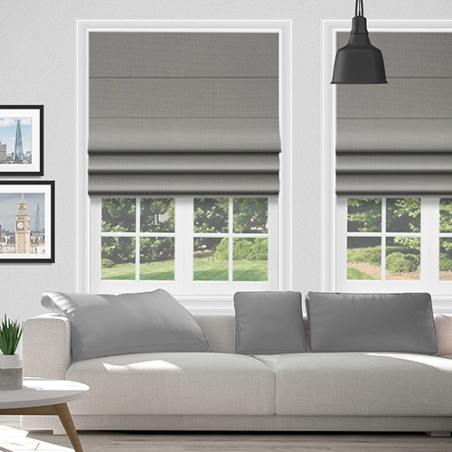 Capri Silver Lifestyle Roman blinds