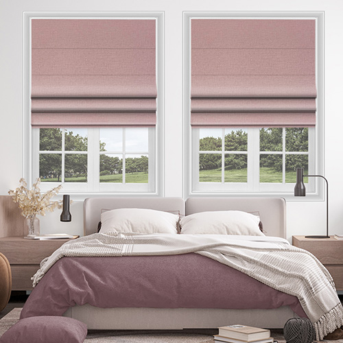 Carnaby Blush Lifestyle Roman blinds