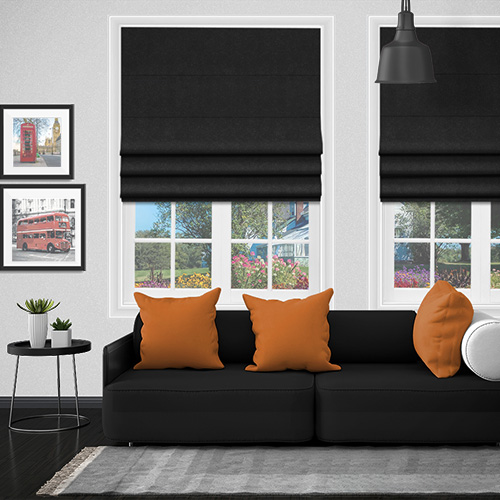 Glamour Noir Lifestyle Roman blinds