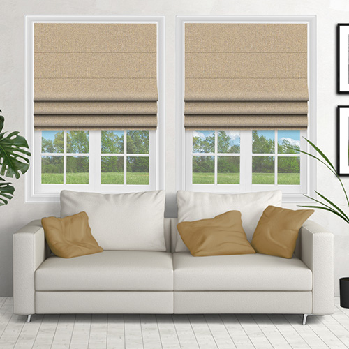 Hadleigh Stone Lifestyle Roman blinds