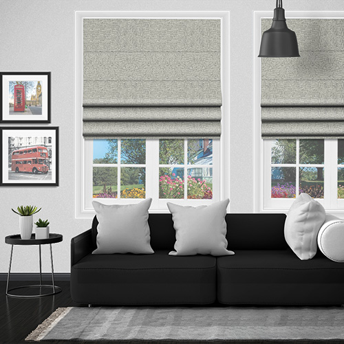 Serpa Stone Lifestyle Roman blinds