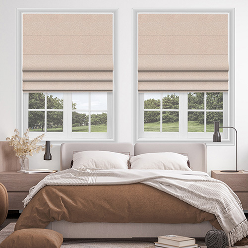 Sylk Blush Lifestyle Roman blinds