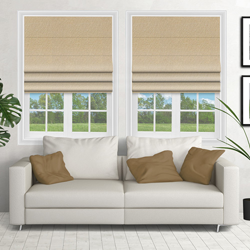 Sylk Gold Lifestyle Roman blinds