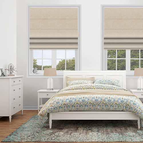 Sylk Putty Lifestyle Roman blinds