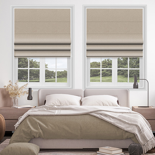 Sylk Taupe Lifestyle Roman blinds