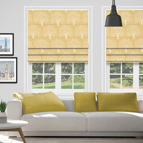 Adler Chartruse Lifestyle Roman blinds