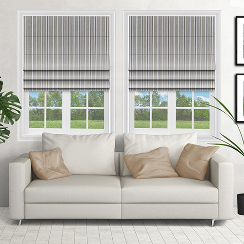 Laven Linen Lifestyle Roman blinds