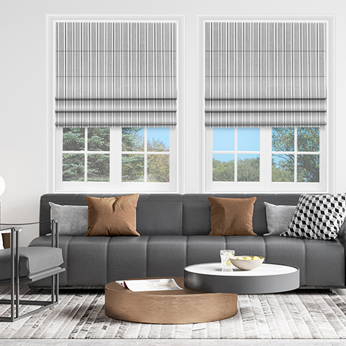 Laven Silver Lifestyle Roman blinds