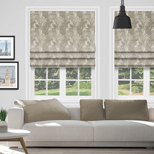 Sakura Keshiki Alabaster Lifestyle Roman blinds