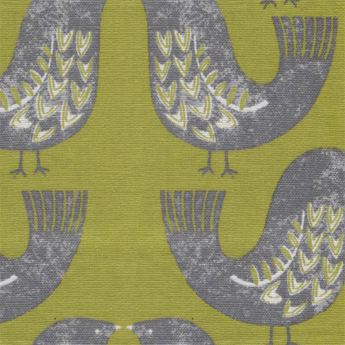 Scandi Birds Kiwi Roman blinds