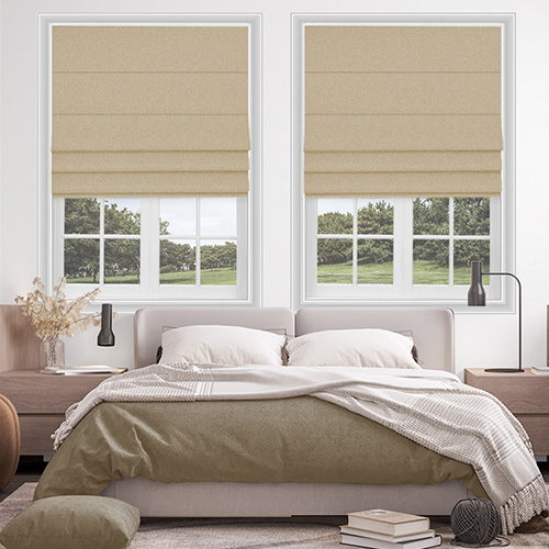 Envoke Cream Lifestyle Roman blinds