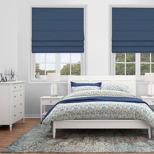 Envoke Denim Lifestyle Roman blinds