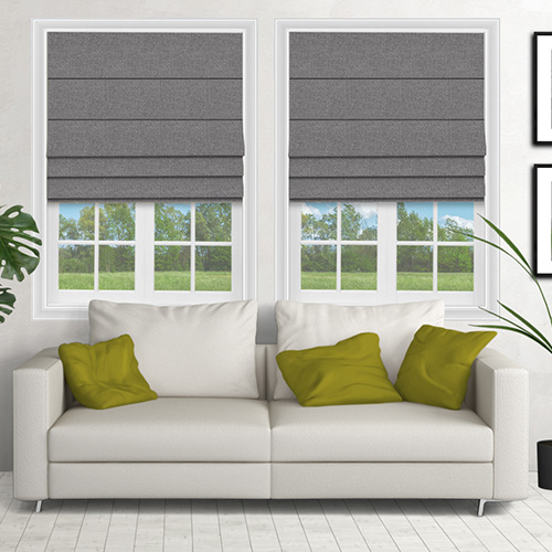 Tropez Mercury Lifestyle Roman blinds