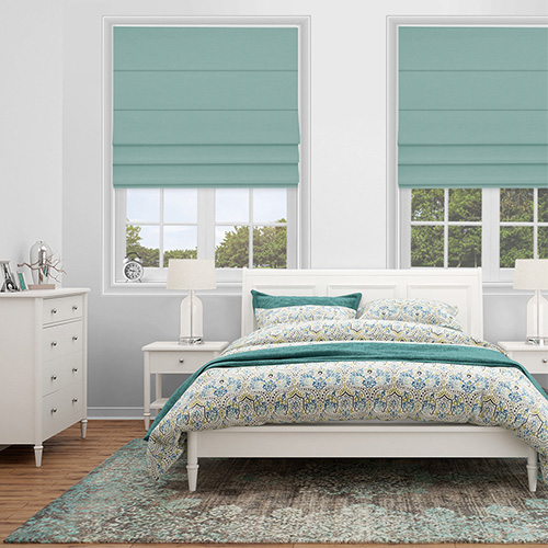 Veuve Azure Lifestyle Roman blinds