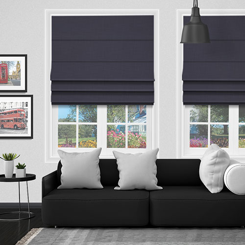 Spirit Midnight Lifestyle Roman blinds