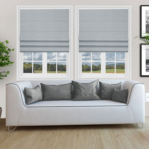 Spirit Silver Lifestyle Roman blinds