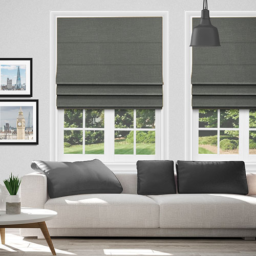 Spirit Slate Lifestyle Roman blinds