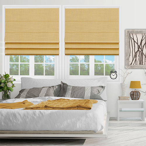 Salima Wheat Lifestyle Roman blinds