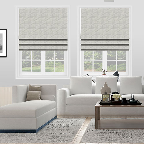 Impasto Hemp Lifestyle Roman blinds