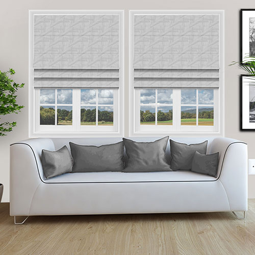 Impasto Whisper Lifestyle Roman blinds