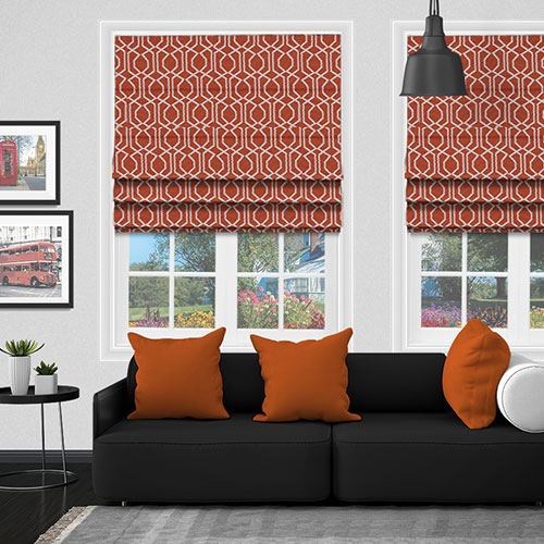 Kerala Spice Lifestyle Roman blinds