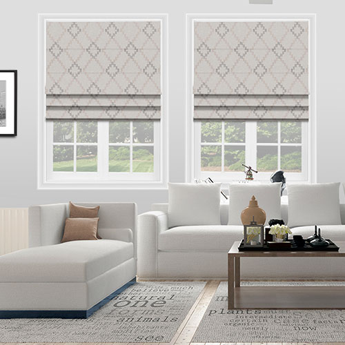 Machu Blush Lifestyle Roman blinds