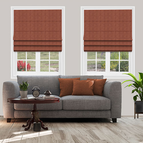 Mayari Cinnamon Lifestyle Roman blinds