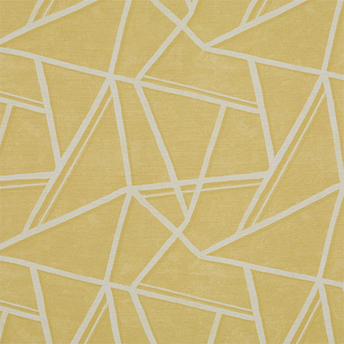 Perspective Mustard Roman blinds