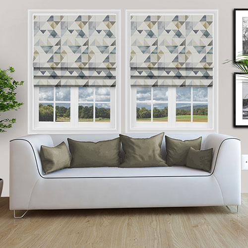 Roscoe Shadow Lifestyle Roman blinds