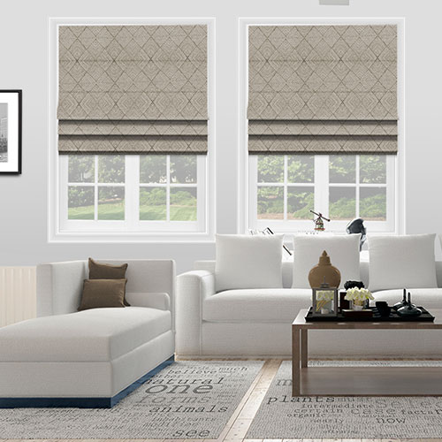 Silva Pewter Lifestyle Roman blinds