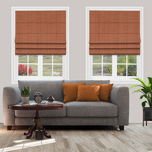 Artisan Terracota Lifestyle Roman blinds