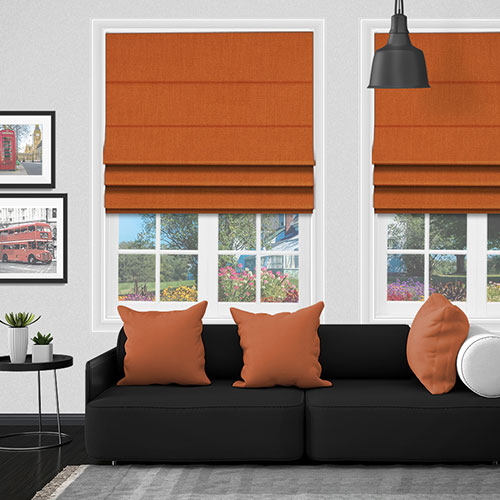 Fagel Pumpkin Lifestyle Roman blinds