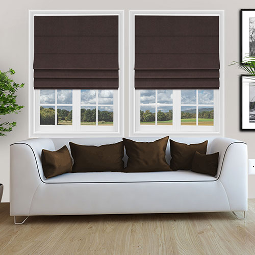 Hampton Slate Lifestyle Roman blinds