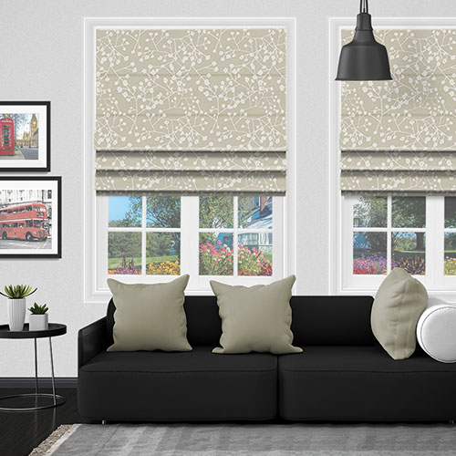 Kyoto Almond Lifestyle Roman blinds