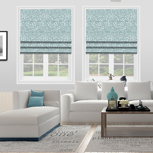 Kyoto Seafoam Lifestyle Roman blinds