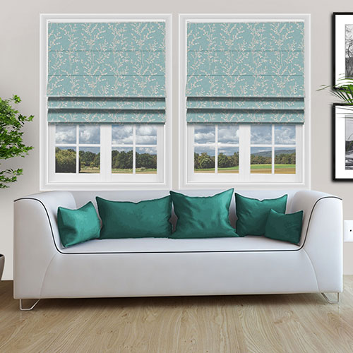 Rosabella Duck Egg Lifestyle Roman blinds