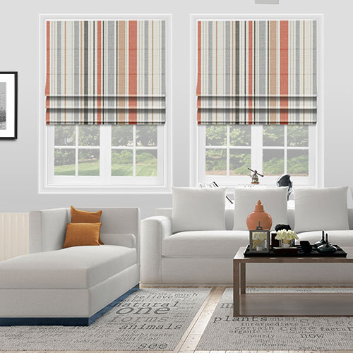 Stamford Chutney Lifestyle Roman blinds