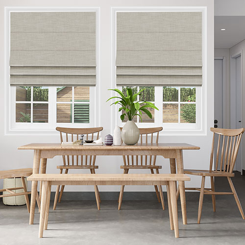 Piper Woodsmoke Lifestyle Roman blinds