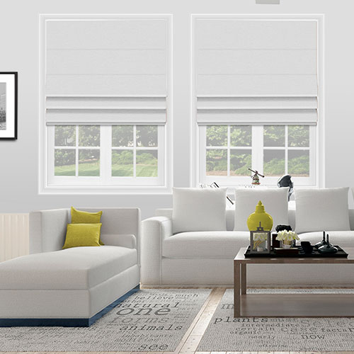 Ravello Snow Lifestyle Roman blinds